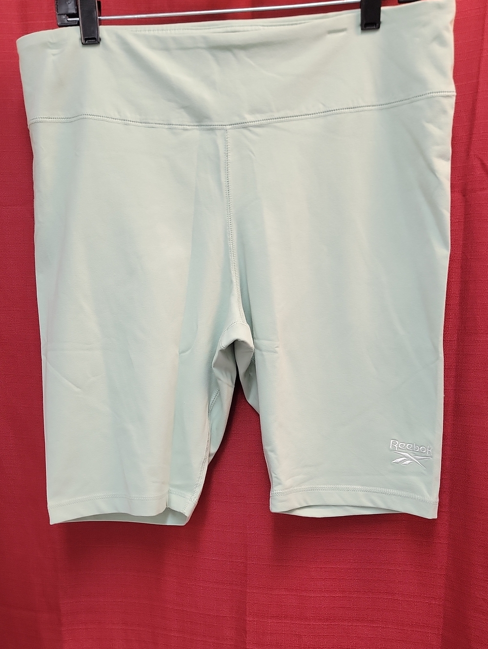 Reebok Mint Green High-Rise Bike Shorts